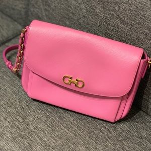 Salvatore Ferragamo Double Gancio Shoulder Bag